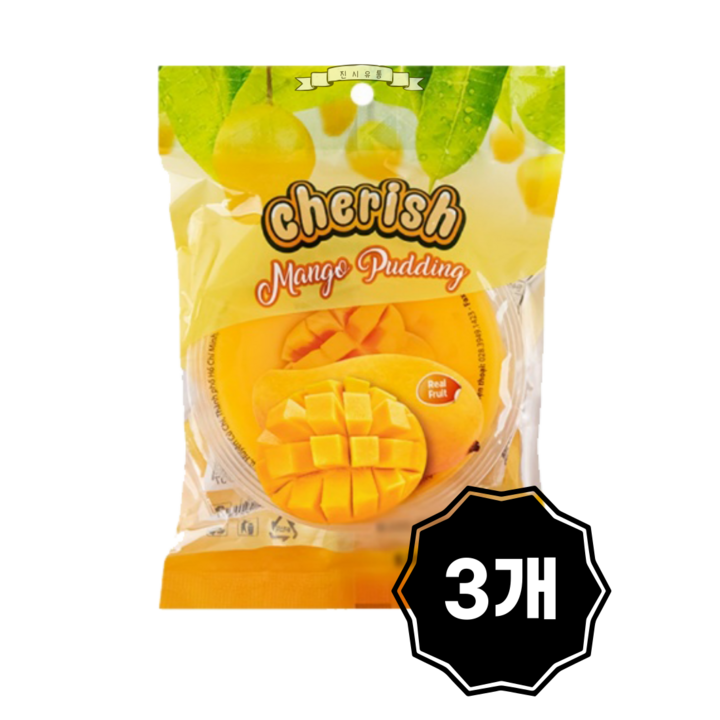 베트남 체리쉬 망고푸딩 젤리, 120g, 3개