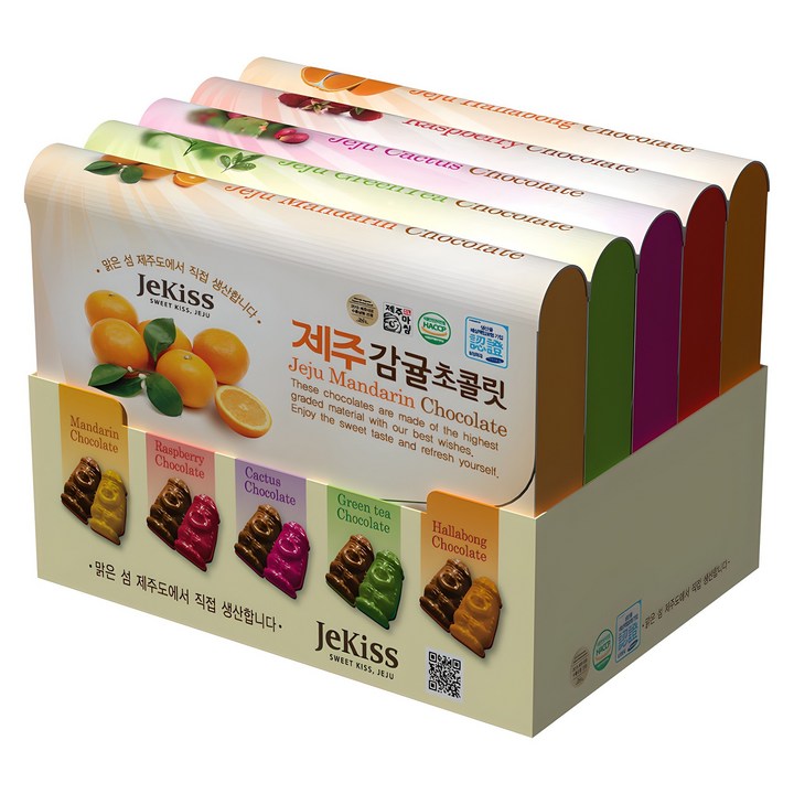 제키스 제주 종합 초콜릿 5종 세트, 1세트