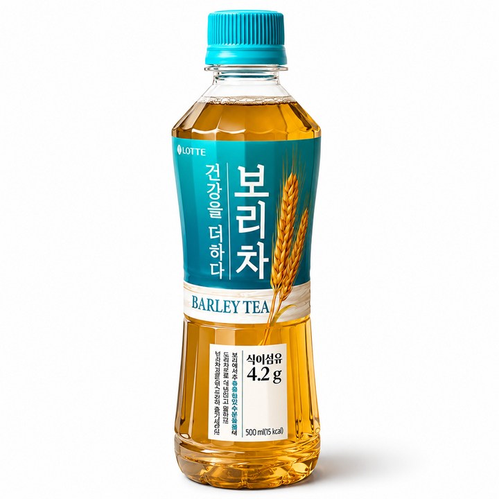 롯데칠성음료 더하다 보리차 PLUS, 500ml, 18개