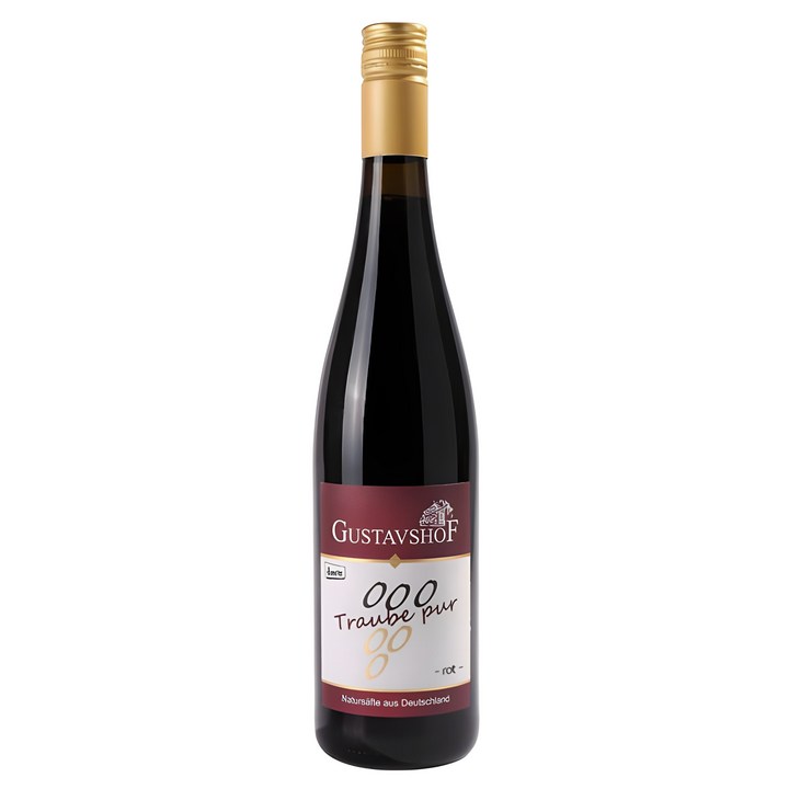 구스타프호프 트라우벤사푸트 로트 레드 유기농 포도주스, 730ml, 1개