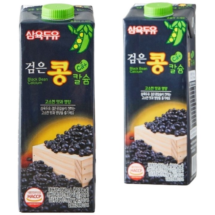 삼육두유 검은콩 칼슘 두유, 950ml, 12개