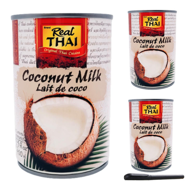 코코넛 우유 + 스윗플래닛 볼펜, 3개, 400ml