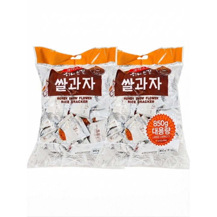 허니눈꽃 크리스피 쌀과자, 920g, 2개