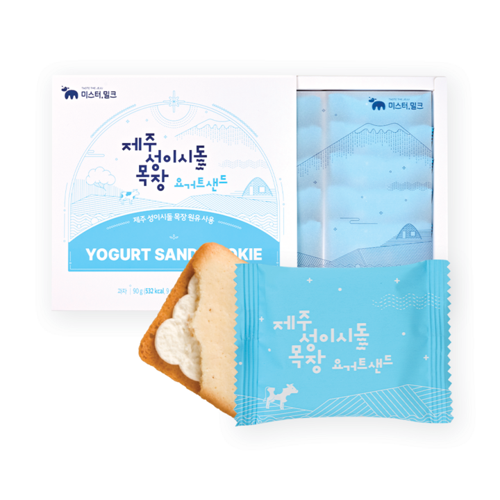 [본사직영] 제주 성이시돌 목장 요거트샌드, 1개, 90g