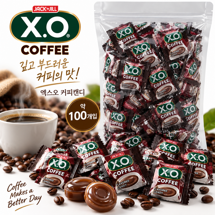 스위몽(Swimong) 엑스오 커피캔디 약100개입, 1개, 380g