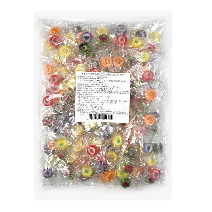 옥구르미 미니캔디 구로비팝, 700g, 1개