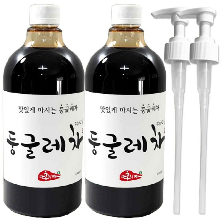 홍치마 대용량 국산 볶은 둥굴레차 원액 고농축 둥굴레 액상 1000ml 다홍치마 (물병 X), 2개, 1L