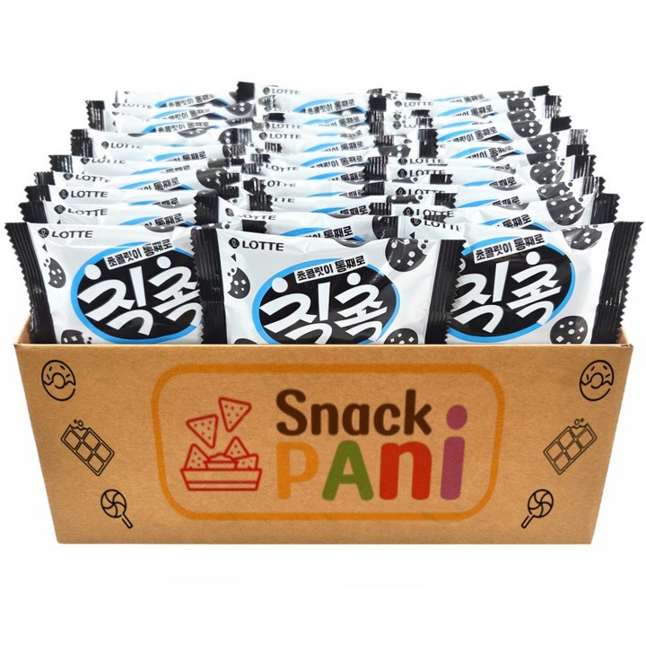 스낵파니 칙촉 초코칩 쿠키 대용량 개별포장 30개입, 450g, 30개