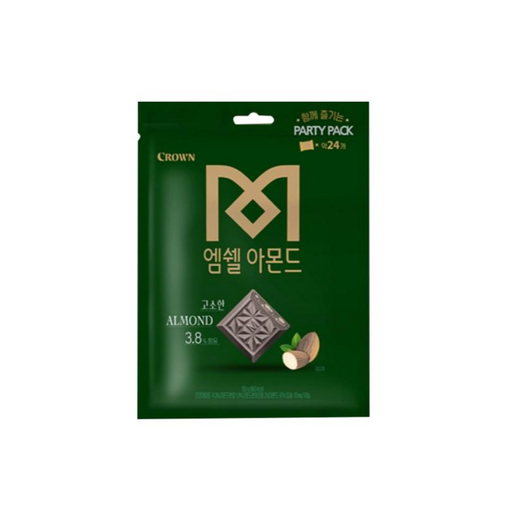 크라운 엠쉘 아몬드 초콜릿, 150g, 1개