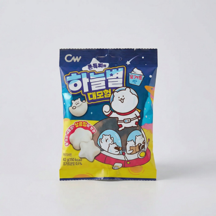 청우식품 쫀득찌의 하늘별 대모험, 6개, 42g
