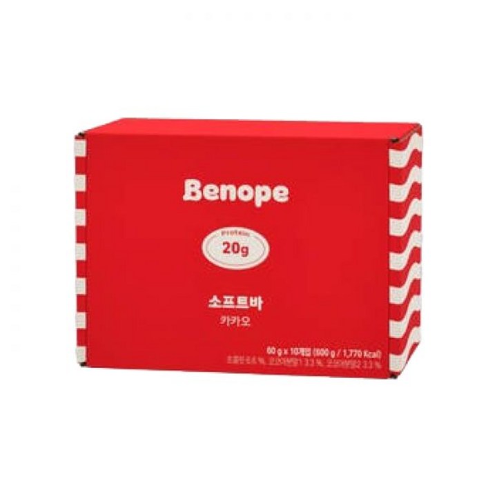베노프 소프트바 프로틴바 카카오 10p, 600g, 1개