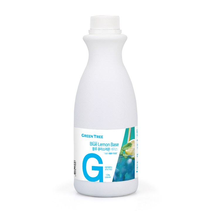 그린트리 블루큐라소 레몬 에이드 베이스, 1.2kg, 1개
