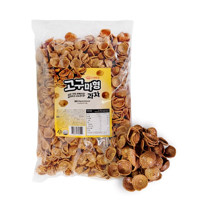 스위트영 고구마형 과자, 2kg, 1개