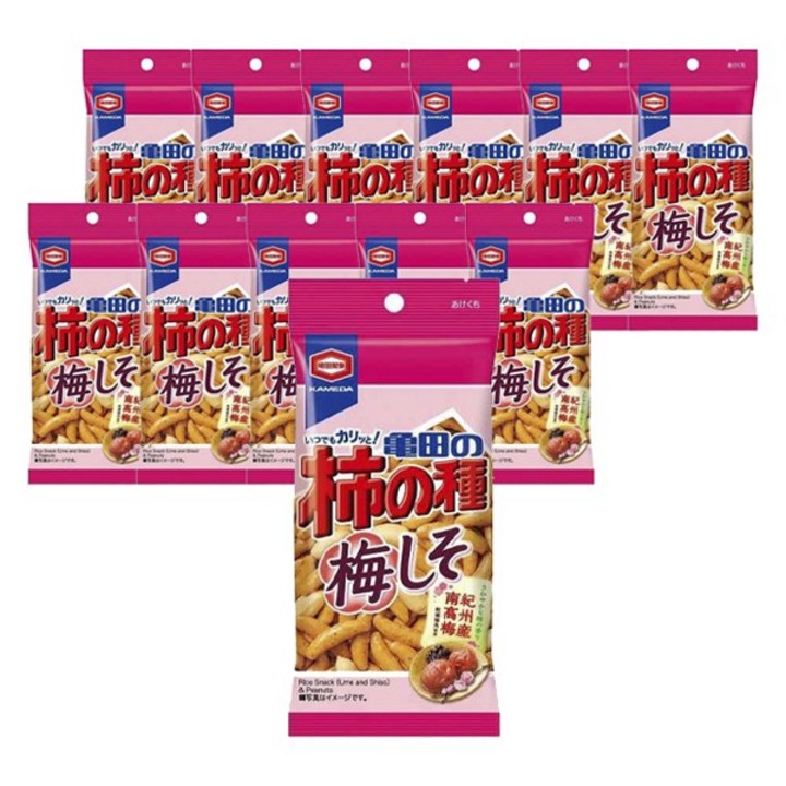 가메다제과 가메다의 카키노타네 매실 시소 57g×12봉, 12개, 57g
