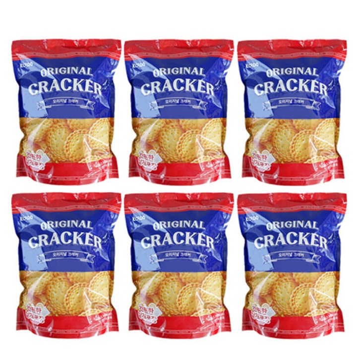 한진식품 오리지널 크래커, 500g, 6개