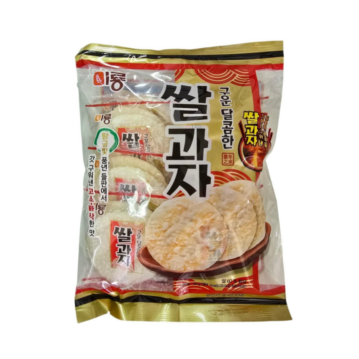 미룡 구운달콤한 쌀과자 84g, 6개