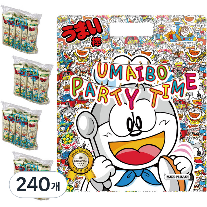 우마이봉 파티타임 콘스프맛, 6g, 240개