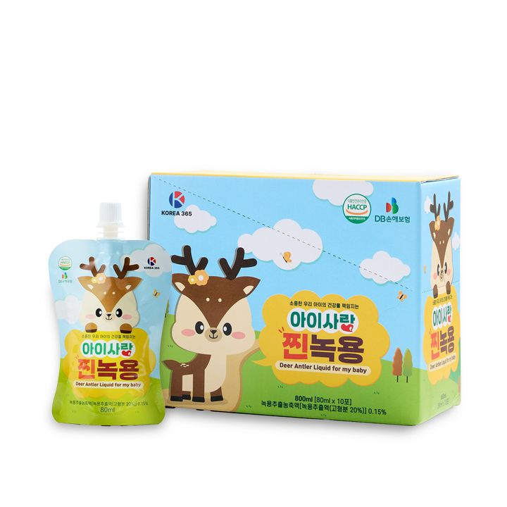 아이사랑 찐 녹용 10p, 1박스, 80ml
