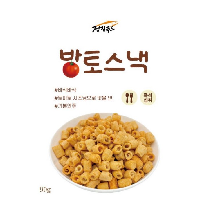 기본안주 방토스낵, 5개, 90g