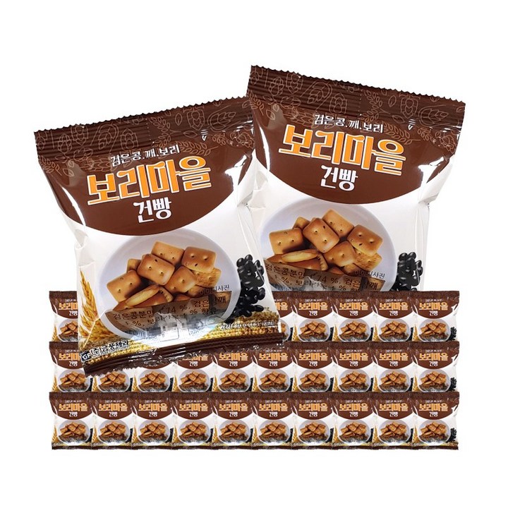 금풍제과 검은콩깨 보리건빵, 30g, 30개