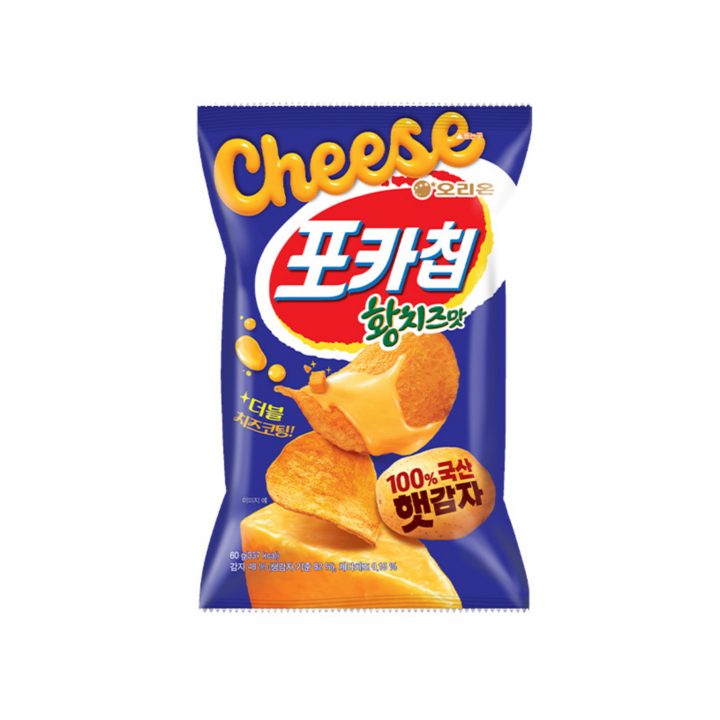 포카칩 오리온 황치즈, 60g, 12개