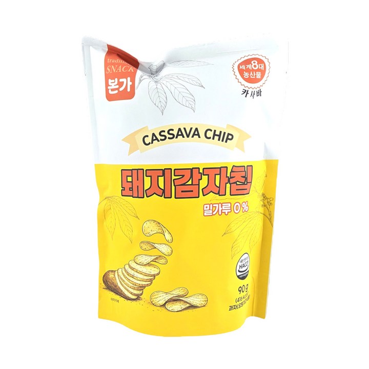 본가 돼지감자칩 90g, 1개