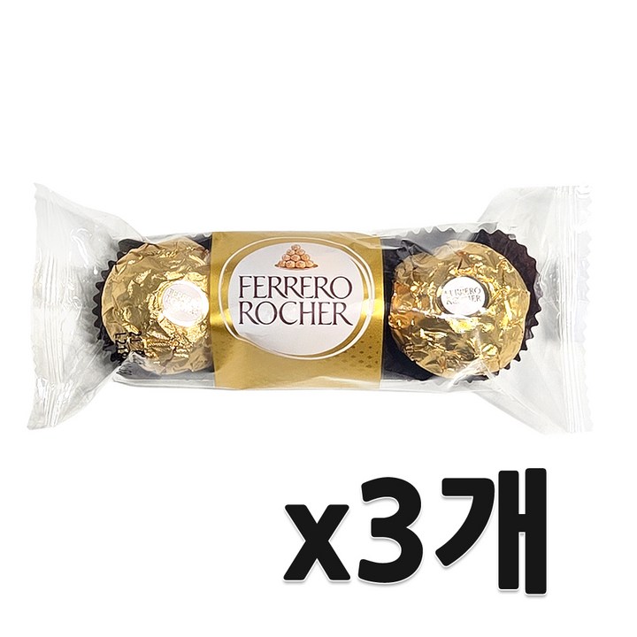 페레로로쉐 페레로 로쉐 초콜릿 T3, 37.5g, 3개
