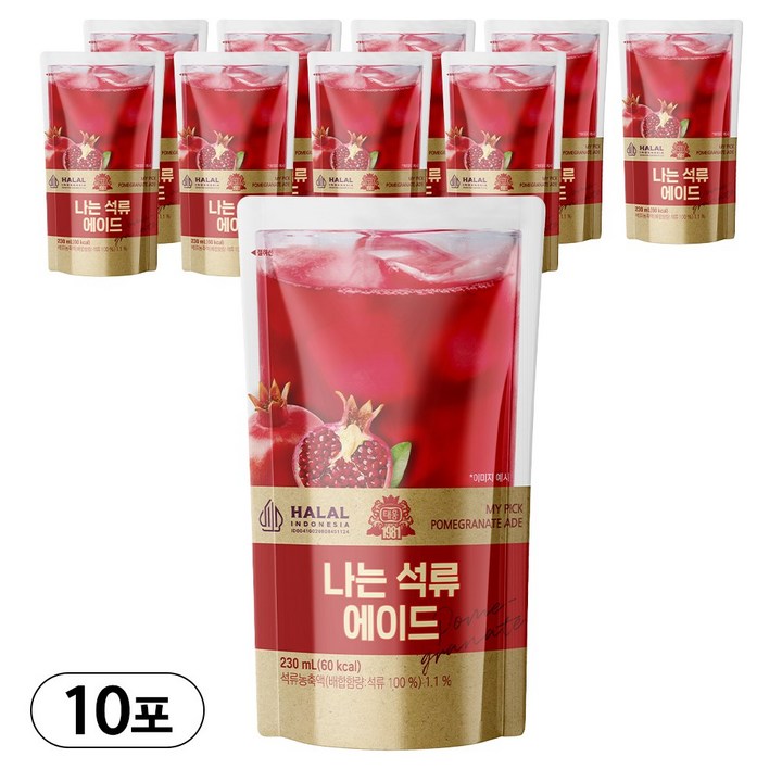 [태웅식품] 나는석류에이드 230ml, 10개