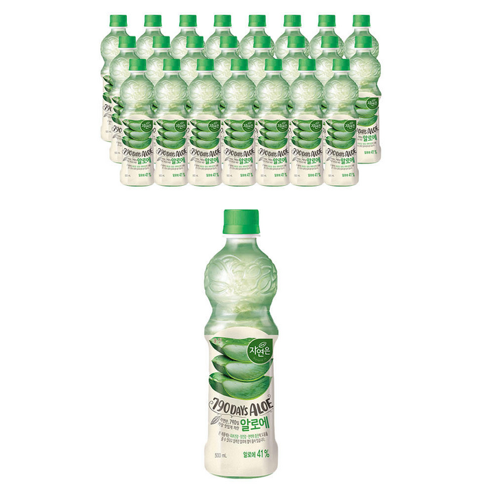 자연은 알로에 주스, 500ml, 24개