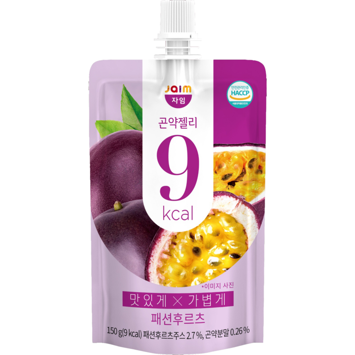 자임 곤약젤리 패션후르츠, 10개, 150g