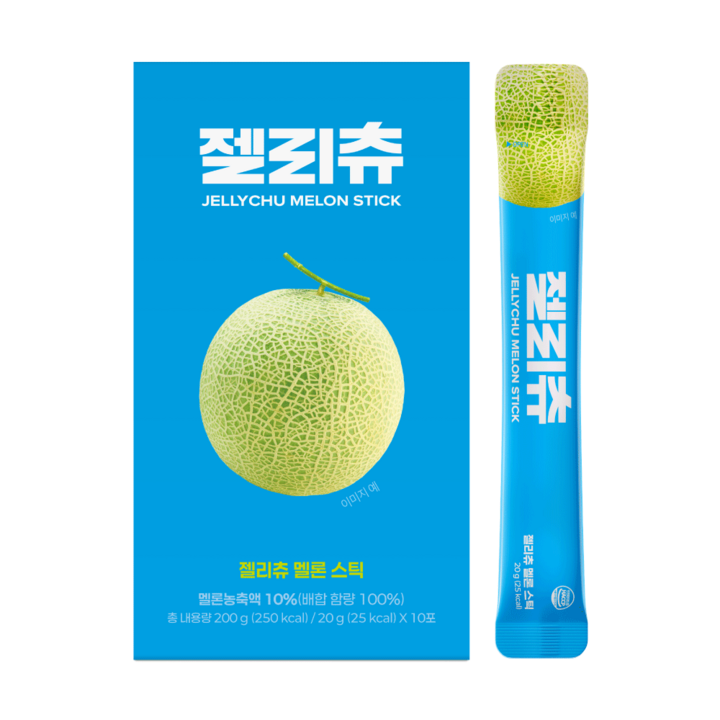 젤리츄 멜론 스틱, 1개, 200g