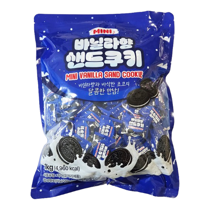 미니 바닐라향 샌드 쿠키, 1kg, 1개