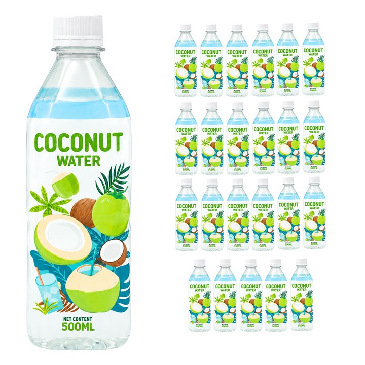 RFC비넛 코코넛 워터 100%, 500ml, 24개