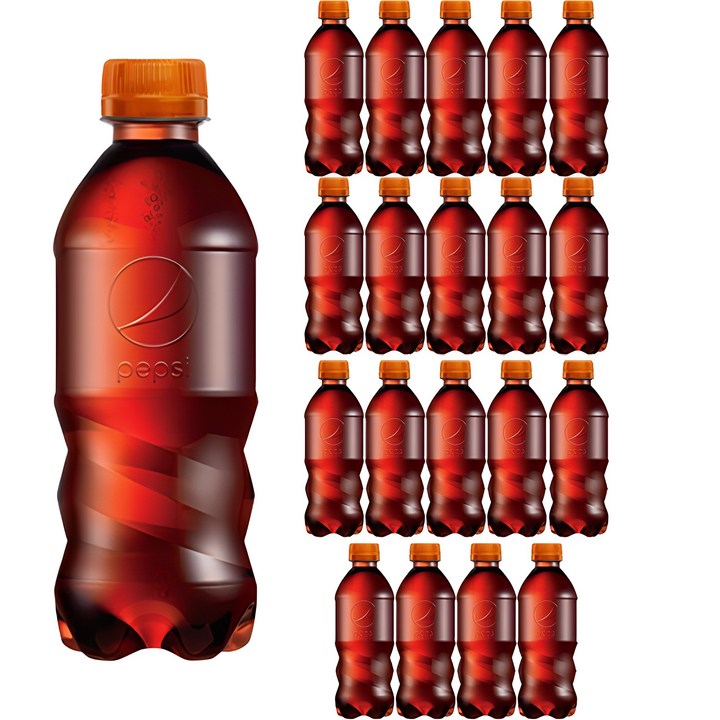 펩시 무라벨 제로슈거 콜라 망고향, 300ml, 20개