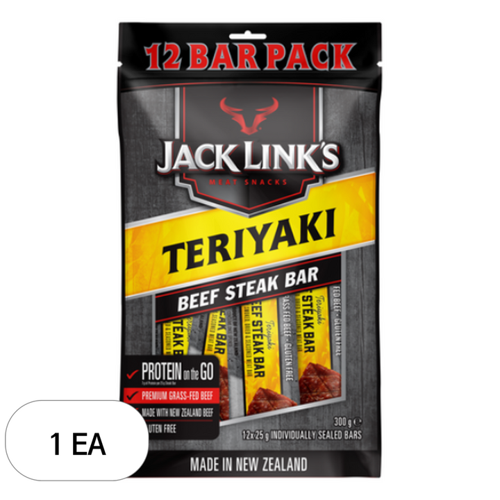 잭링크스 비프 스테이크 바 데리야키 육포, 300g, 1개