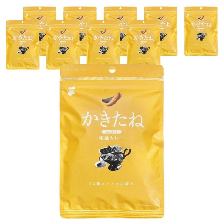 아베코 카키타네 NO.017 일본식 카레, 10개, 60g
