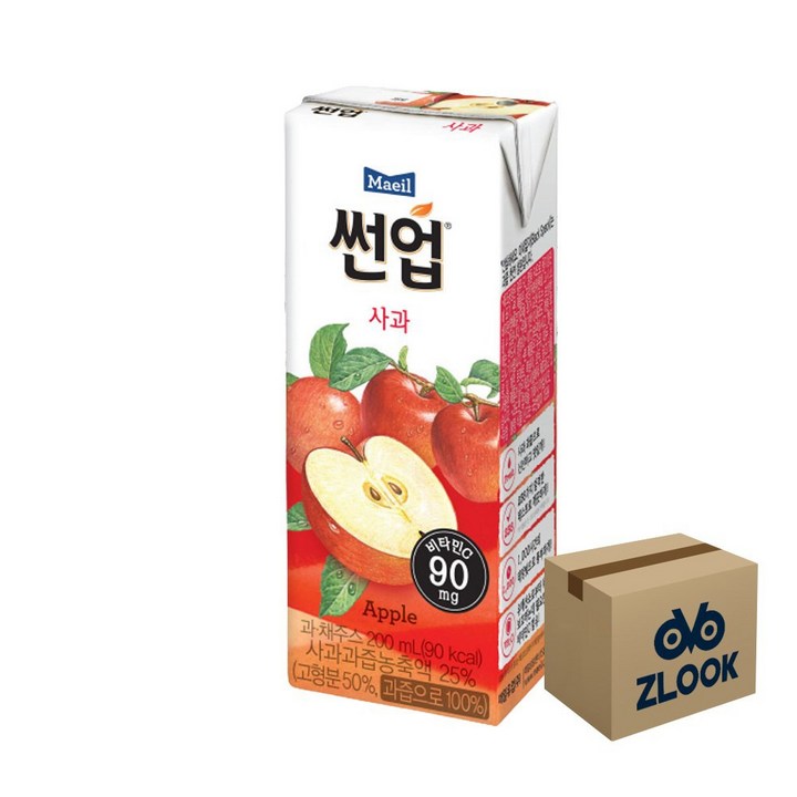 매일유업 썬업주스 200ml 30개