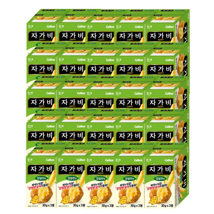 자가비 짭짤한 맛 3p, 90g, 20개