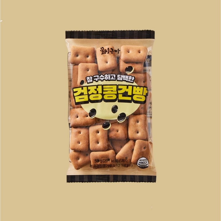 꿀이구마 참 구수하고 담백한 검정콩건빵, 50g, 30개
