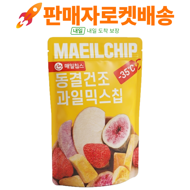 매일칩스 동결건조 과일믹스칩, 1개, 90g