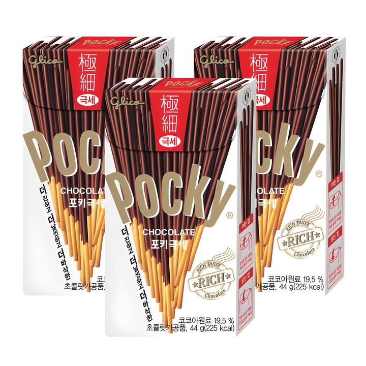 포키 극세, 44g, 3개