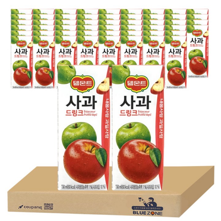 델몬트 드링크 사과190ml 46개입 1세트, 190ml