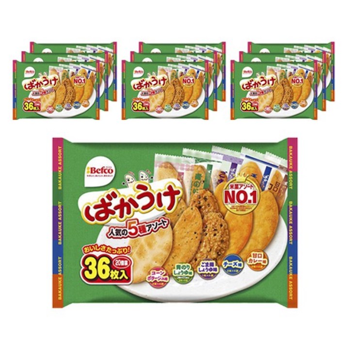 베프코 바카우케 5종 어쏘트 콘포타주맛 + 파래간장맛 + 참기름간장맛 + 치즈맛 + 달달한 카레맛 36개입, 10개