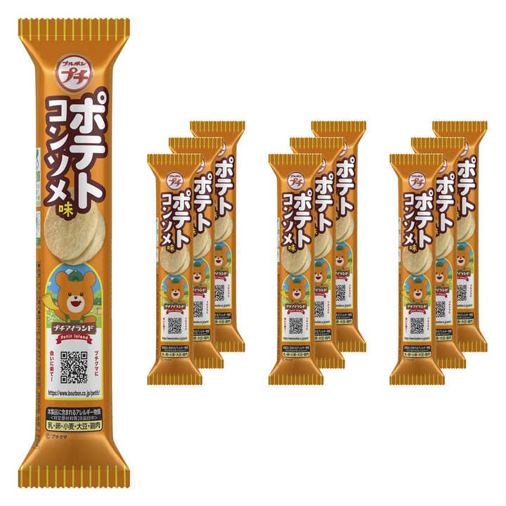 부르봉 쁘띠 포테이토 콘소메 맛 35g 10개