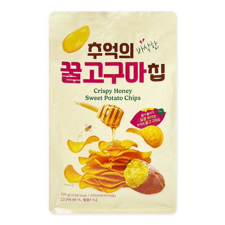 추억의 꿀 고구마 칩, 1개, 320g