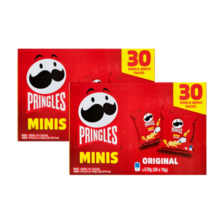 프링글스 오리지날 미니 30p, 2개, 570g