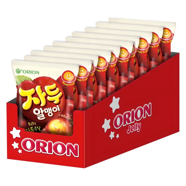 마이구미 자두 알맹이 젤리, 67g, 10개