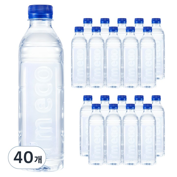 먹는샘물산수 가벼운샘 무라벨, 500ml, 40개
