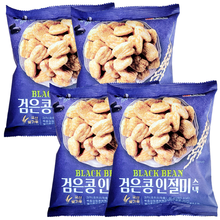 동아제과 검은콩 인절미 스낵, 4개, 51g