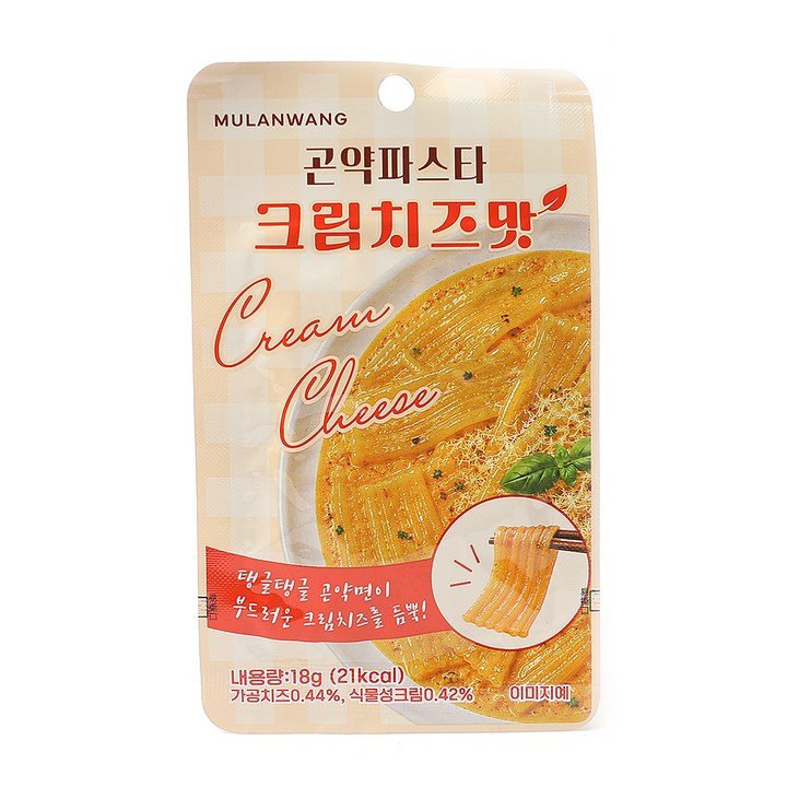 무란왕 곤약파스타 크림치즈맛, 20개, 18g